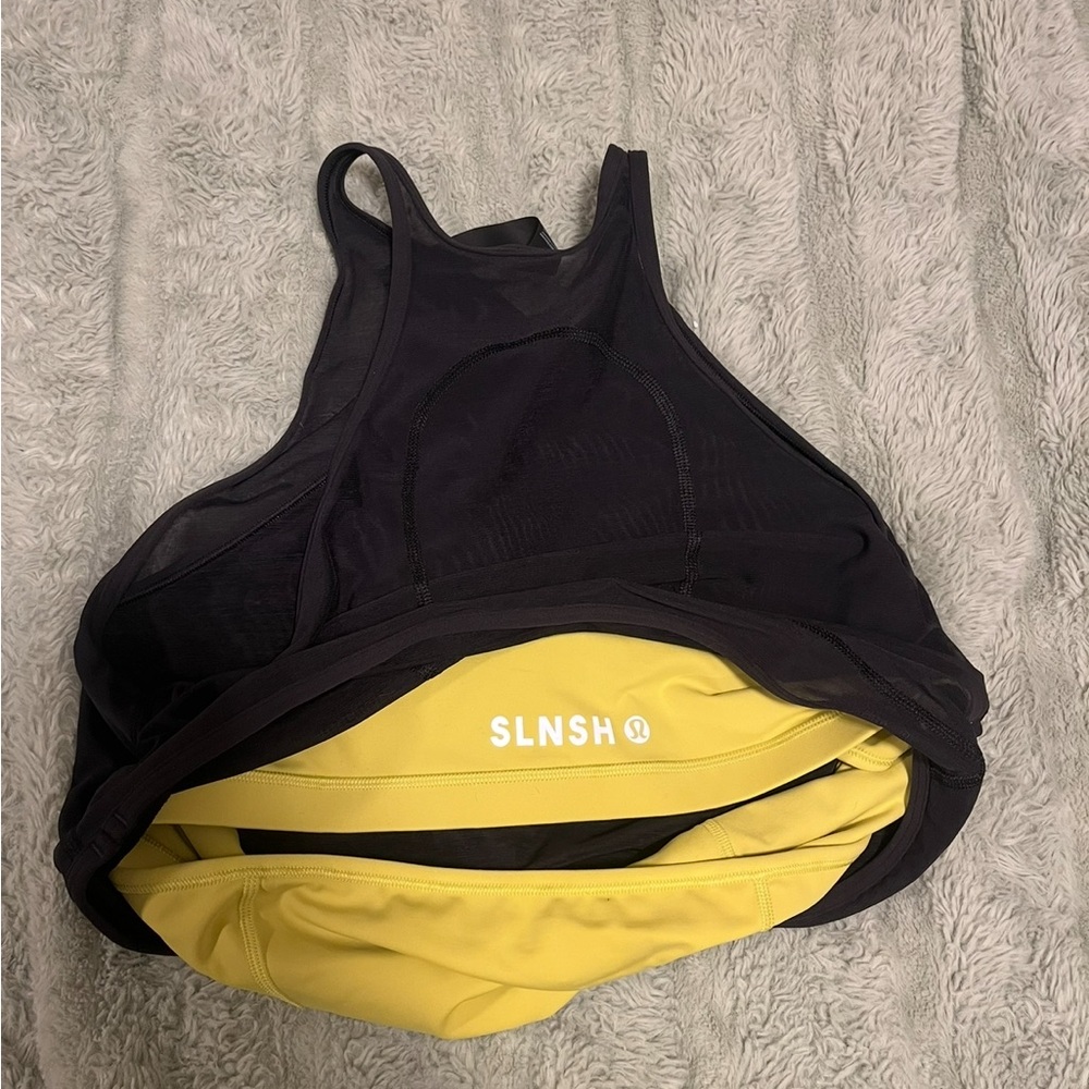 Lululemon Athletica Dark Gray Tank Top